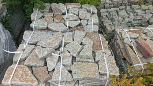 Гранитный плитняк галтованный для парковки купить в Нязепетровске